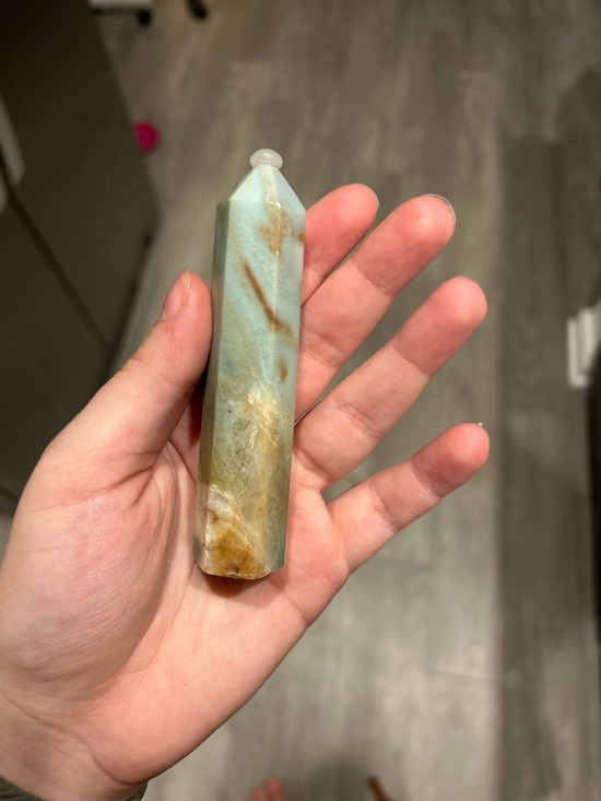 Other - Carribean Calcite Blue and Brown Polished Stone Point